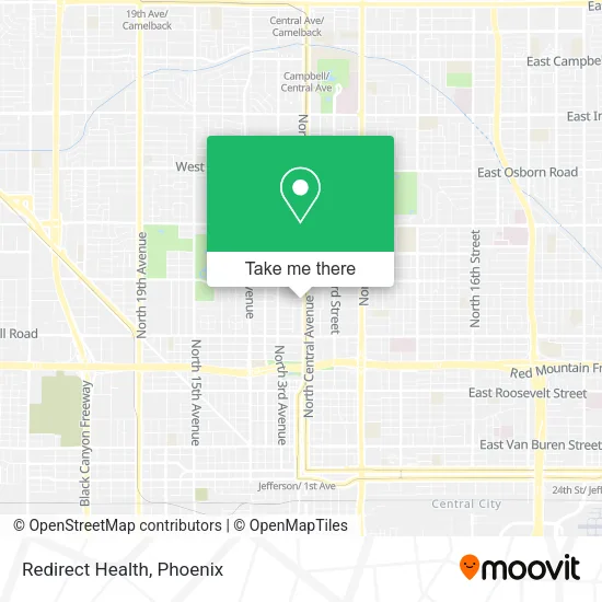 Redirect Health map
