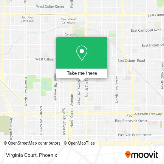 Virginia Court map