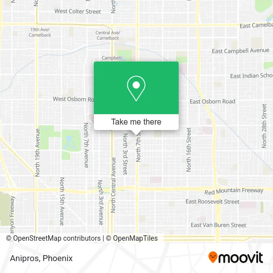 Anipros map