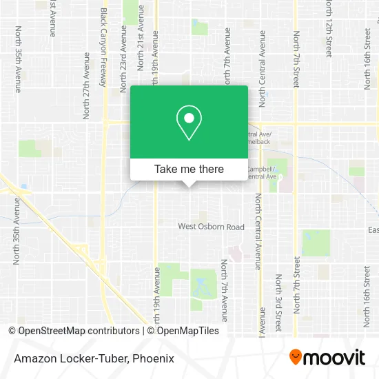 Amazon Locker-Tuber map