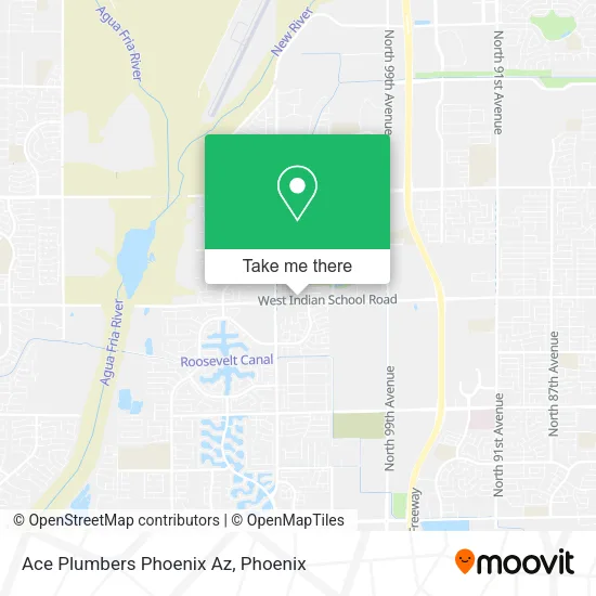 Mapa de Ace Plumbers Phoenix Az