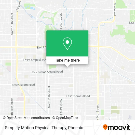 Simplify Motion Physical Therapy map