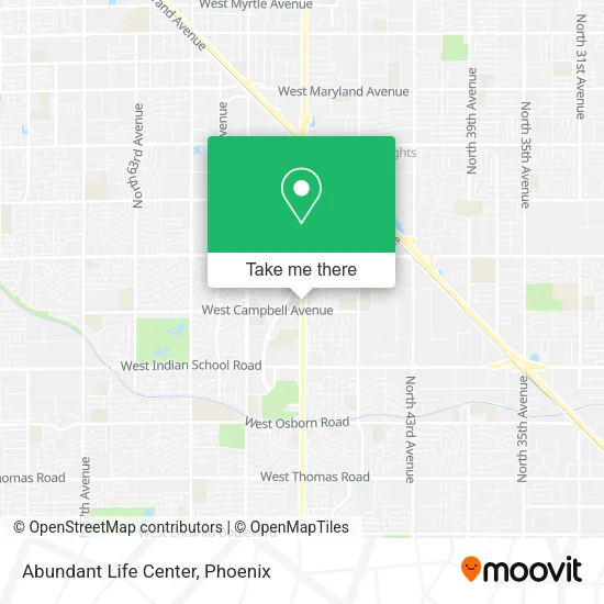 Abundant Life Center map