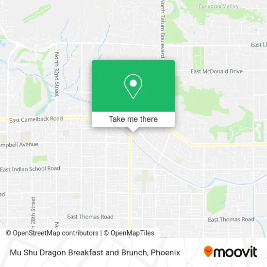 Mapa de Mu Shu Dragon Breakfast and Brunch