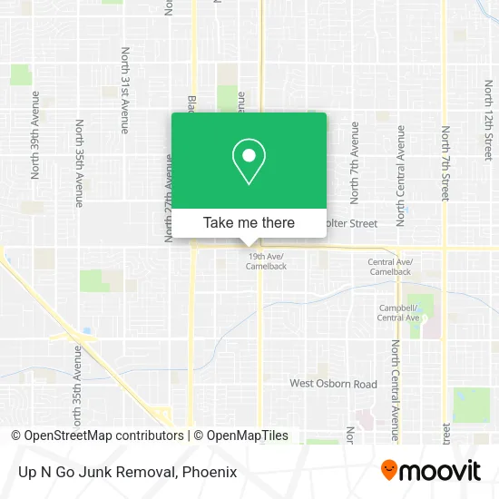 Up N Go Junk Removal map