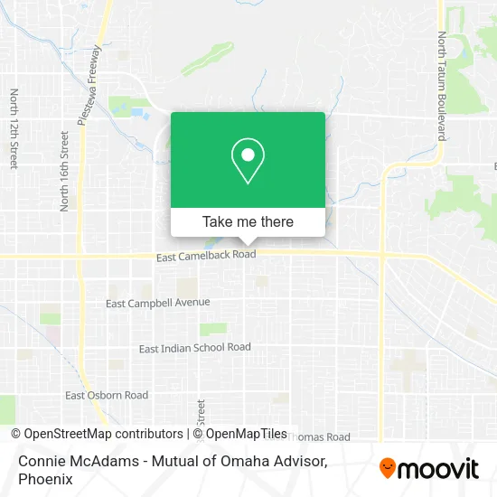Connie McAdams - Mutual of Omaha Advisor map