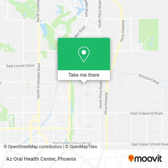 Az Oral Health Center map
