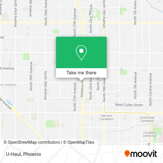 U-Haul map