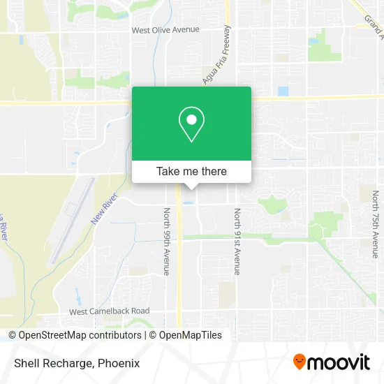 Shell Recharge map