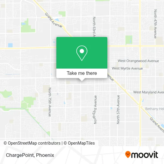 ChargePoint map