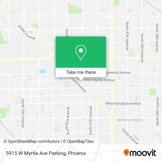 5915 W Myrtle Ave Parking map
