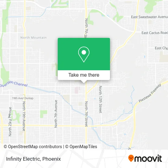 Infinity Electric map