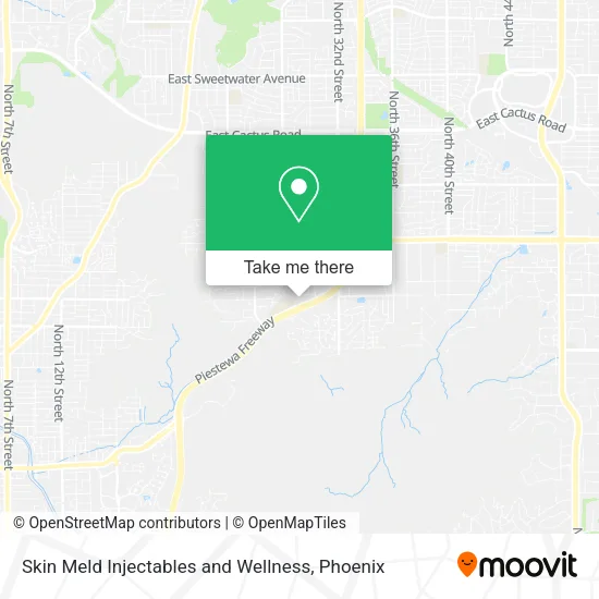 Skin Meld Injectables and Wellness map