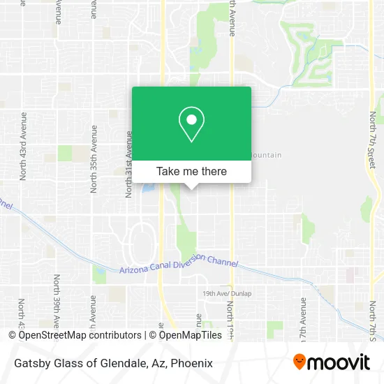 Mapa de Gatsby Glass of Glendale, Az