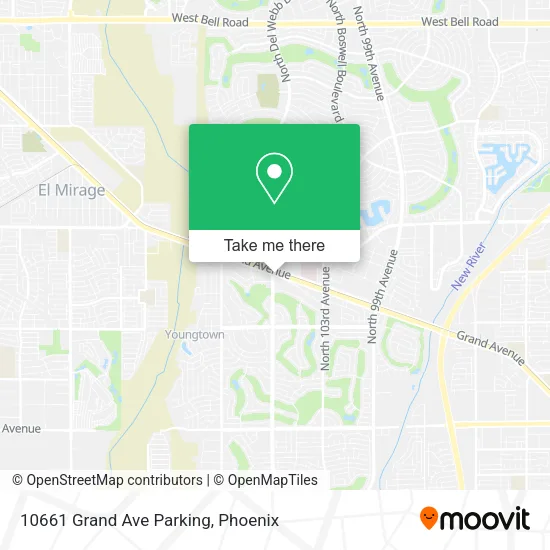 10661 Grand Ave Parking map