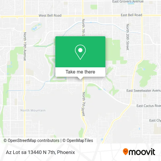 Az Lot sa 13440 N 7th map