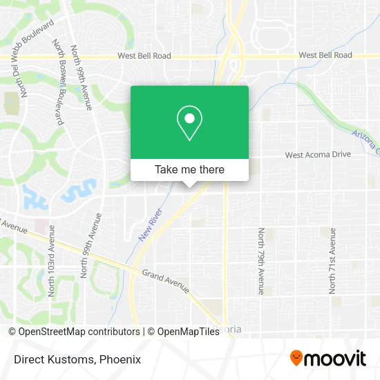 Direct Kustoms map