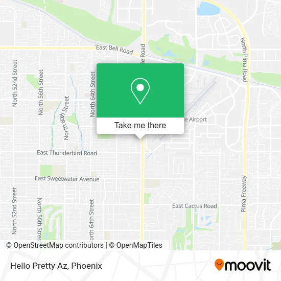 Hello Pretty Az map
