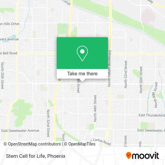 Stem Cell for Life map