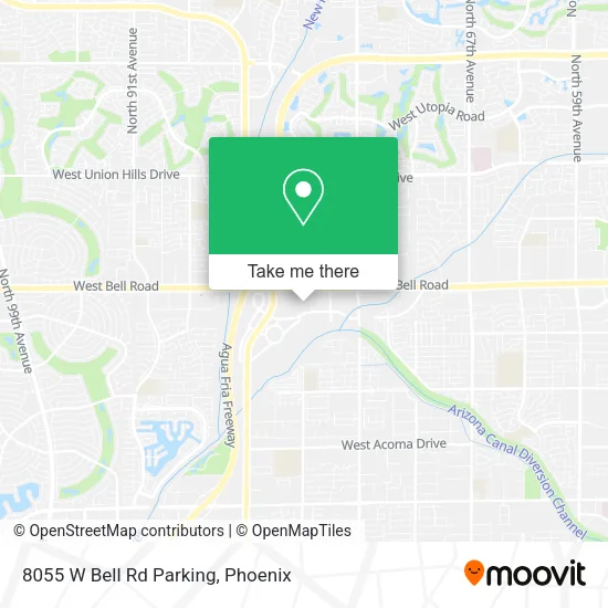8055 W Bell Rd Parking map