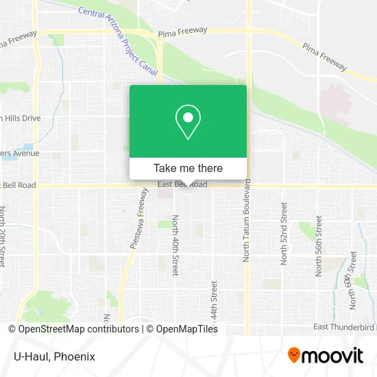 U-Haul map