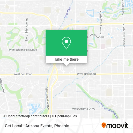 Mapa de Get Local - Arizona Events