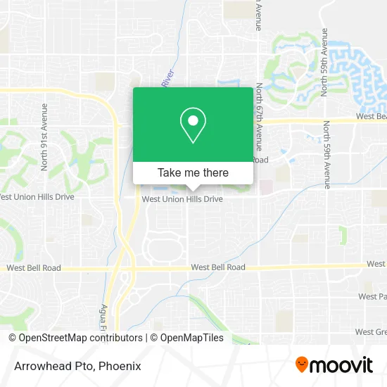 Arrowhead Pto map