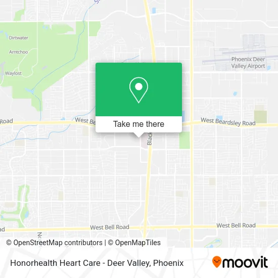 Honorhealth Heart Care - Deer Valley map