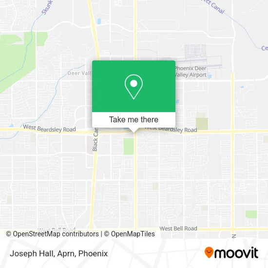 Joseph Hall, Aprn map