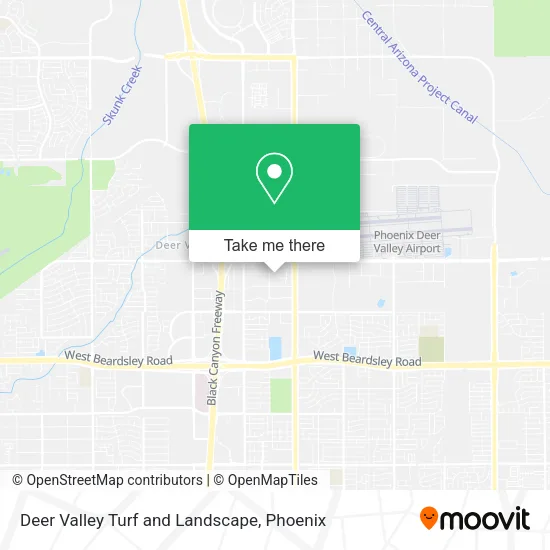 Deer Valley Turf and Landscape map