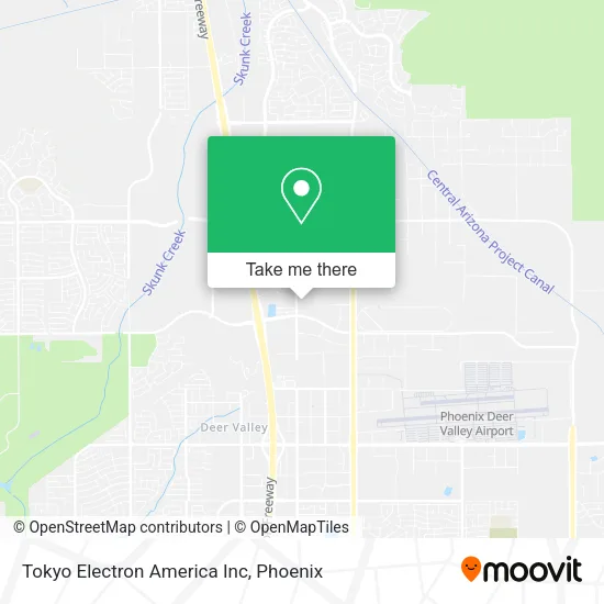 Tokyo Electron America Inc map