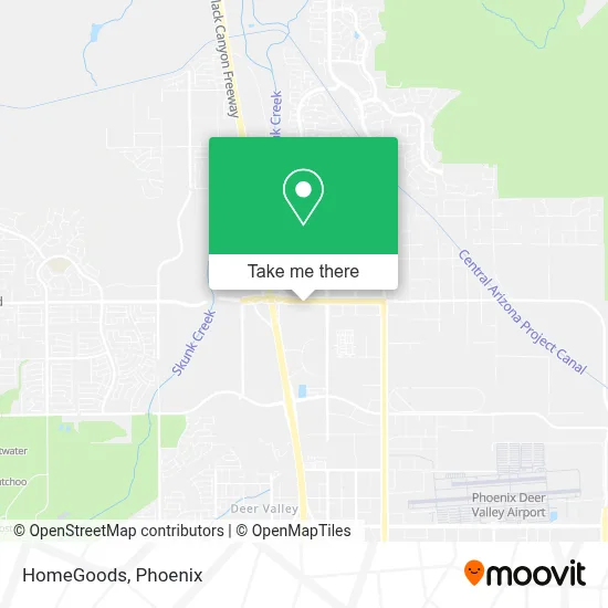 HomeGoods map