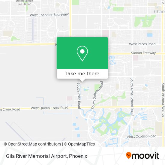 Gila River Memorial Airport map