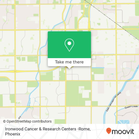 Mapa de Ironwood Cancer & Research Centers -Rome