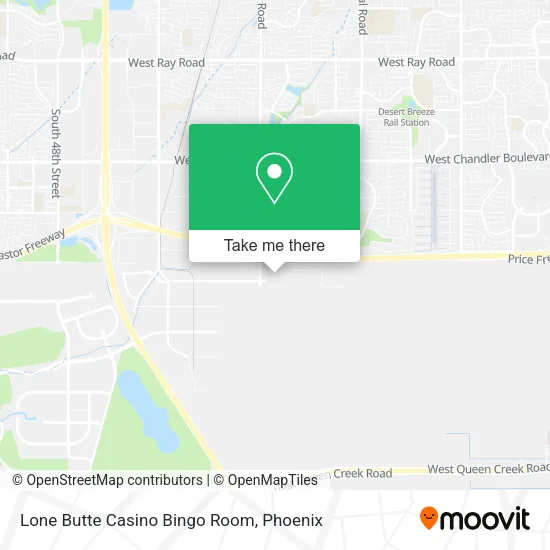 Lone Butte Casino Bingo Room map