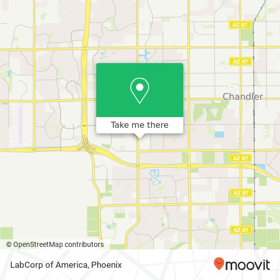LabCorp of America map