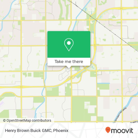 Henry Brown Buick GMC map