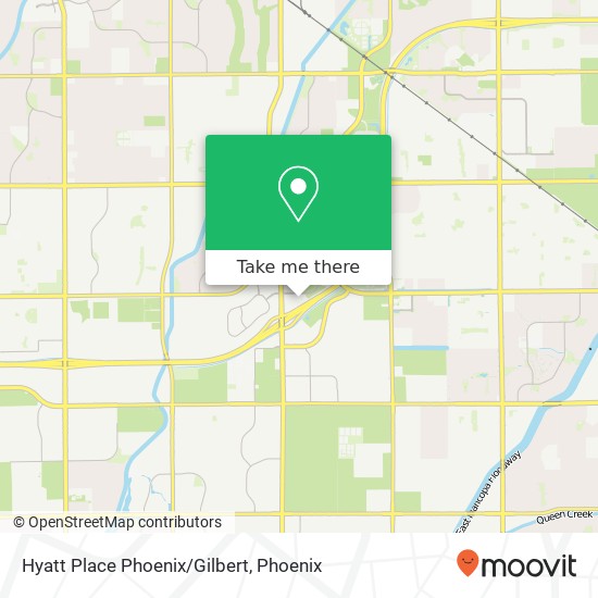 Hyatt Place Phoenix/Gilbert map