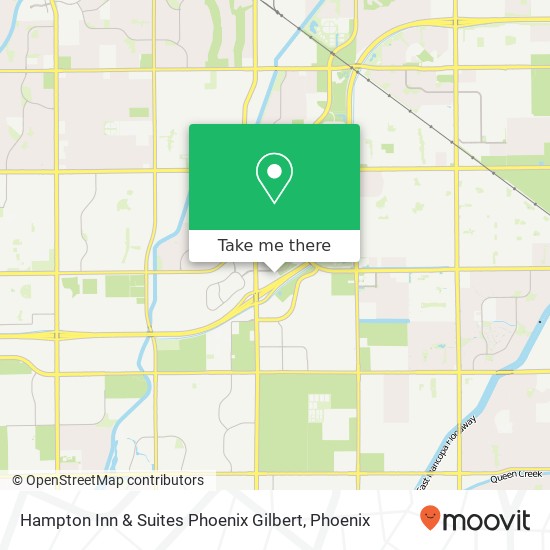 Mapa de Hampton Inn & Suites Phoenix Gilbert