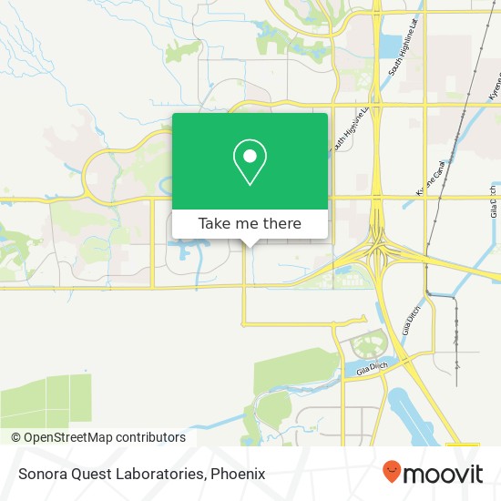 Sonora Quest Laboratories map