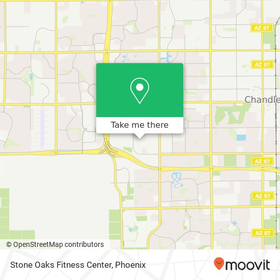 Mapa de Stone Oaks Fitness Center