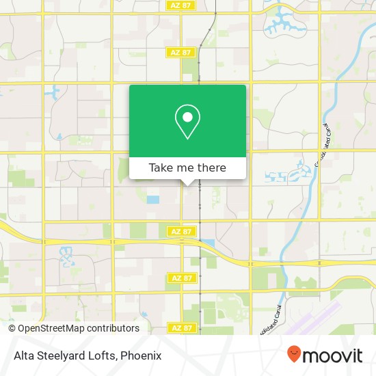 Mapa de Alta Steelyard Lofts