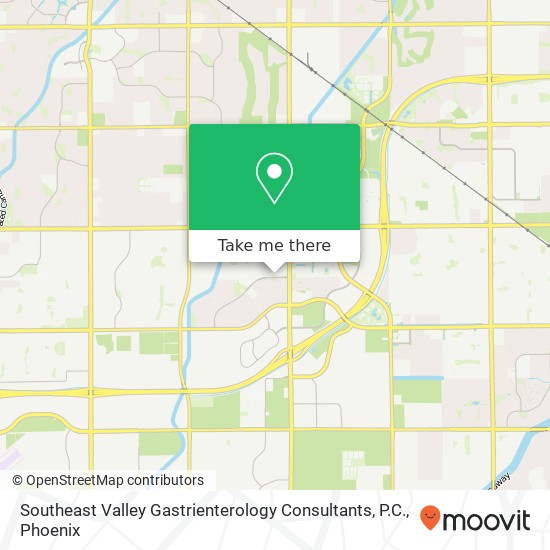 Southeast Valley Gastrienterology Consultants, P.C. map