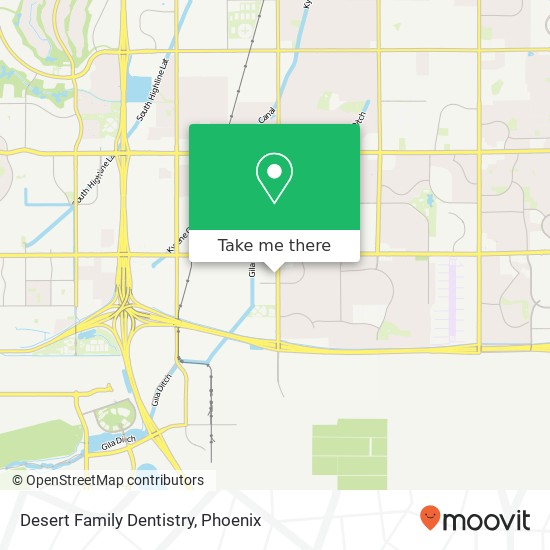 Desert Family Dentistry map