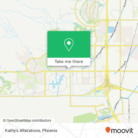 Kathy's Alterations map