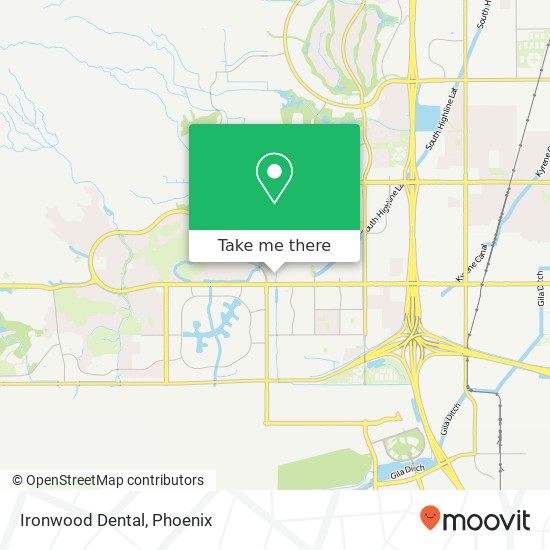 Ironwood Dental map