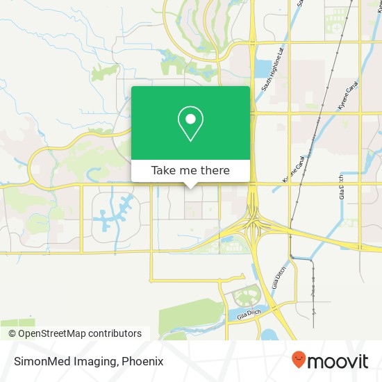 SimonMed Imaging map