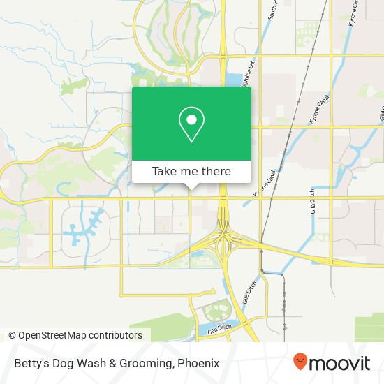 Betty's Dog Wash & Grooming map