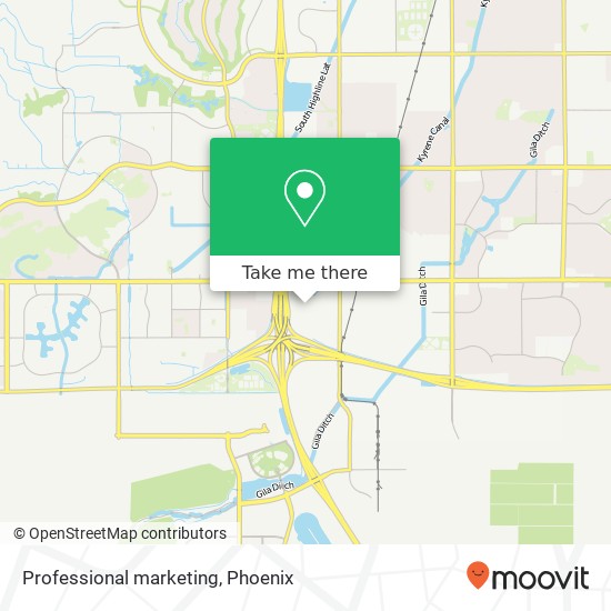 Mapa de Professional marketing