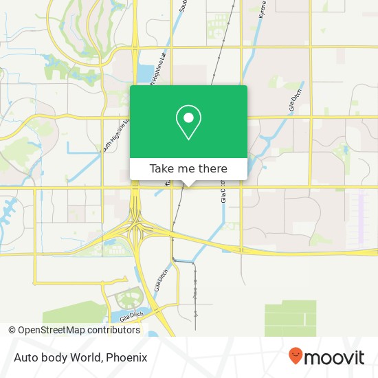 Auto body World map